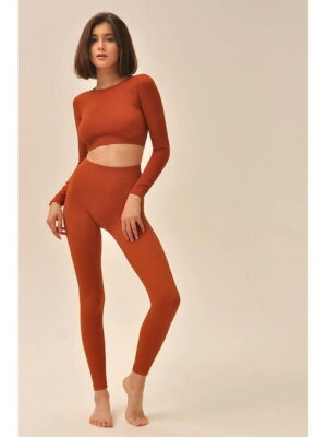 MY Леггинсы LEGGINGS RIB (1/60) (корица)