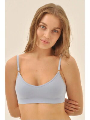 MY Топ женский TOP WITH CUP (1/50) (небесный)
