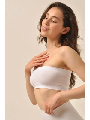 MY Топ женский TOP BANDEAU (1/50) (белый)