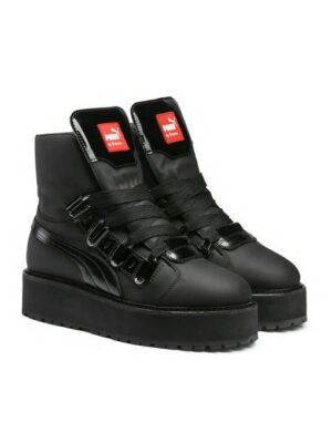 Ботинки женские Puma Sb Eyelet Flatform Boot X Fenty By Rihanna "Black" (363040-01)